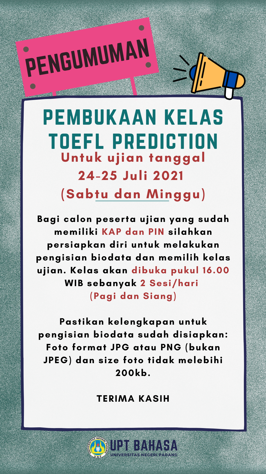 Upt Bahasa Universitas Negeri Padang